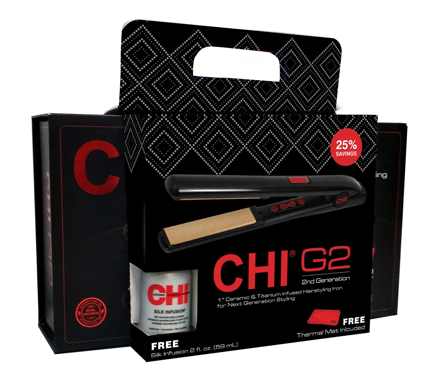 Chi G2 1 Ceramic And Titanium Digital Hairstyling Iron Hairstyle Guides Chi G2 1 Ceramic And Titanium Digital Hairstyling Iron Hairstyle Guides